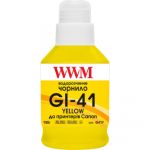 Чорнило WWM GI-41 для Canon Pixma G2420/3420 190г Yellow (G41Y)