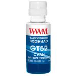Чорнило WWM GT52 для HP Jet Ink Tank 115/315/319 100г Cyan водорозчинне (H52C)