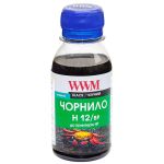Чорнило WWM для HP №10/11/12 100г Black пігментне (H12/BP-2)