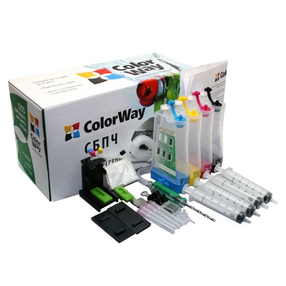 СБПЧ ColorWay для HP 21/22/27/28/56/57/129/130/131/134/135 H56/57CN-0.0NC