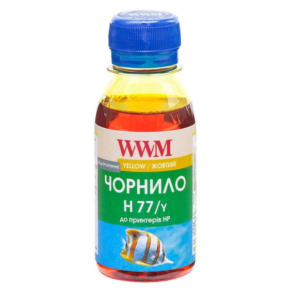 Чорнило WWM для HP №177/85 100г Yellow водорозчинне (H77/Y-2)