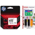 Картридж HP DJ Ink Advantage 1115/2135 №652 Color + Заправочный набор (Set652C-inkHP)