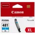 Картридж Canon Pixma TS6140/TS8140 CLI-481XL C Cyan (2044C001)