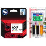 Картридж HP DJ Ink Advantage 2515 HP 650 + Заправочный набор Color (Set650C-inkHP)