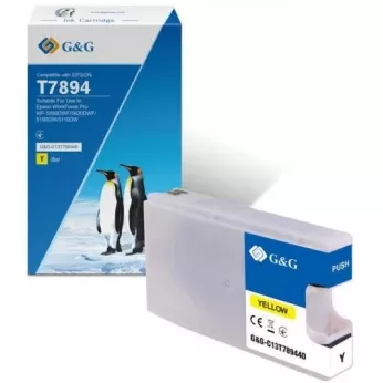 Картридж G&G для Epson WF-5110/WF-5620 аналог C13T789440 Yellow (G&G-C13T789440)