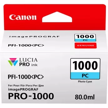 Картридж Canon imagePROGRAF Pro-1000 PFI-1000 Photo Cyan (0550C001)