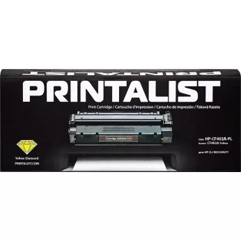 Картридж тон. PRINTALIST для HP LJ M252/M277 аналог CF402A Yellow ( 1400 ст.) (HP-CF402A-PL)