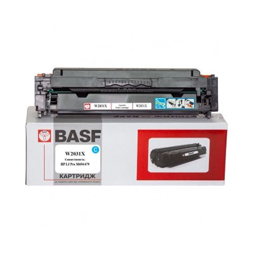 Картридж тон. BASF для HP LJ Pro M454/479 аналог W2031X Cyan (BASF-KT-W2031X)