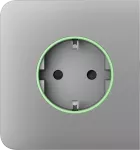 Бічна панель для вбудованої розетки Ajax SideCover (smart) Fog