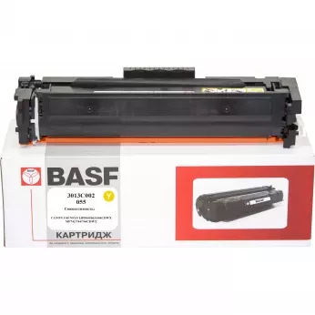 Картридж тон. BASF для Canon MF-742Cdw аналог Canon 055 Yellow (BASF-KT-3013C002-WOC) без чіпа