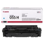 Картридж оригінальний з заправкою Canon 055H Cyan