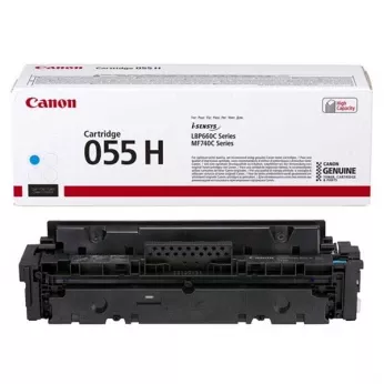 Картридж оригинальный с заправкой Canon 055H Cyan