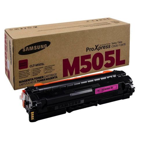 Картридж оригінальний з заправкою Samsung CLT-M505L Magenta
