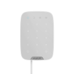 Дротова сенсорна клавіатура Ajax KeyPad Fibra White