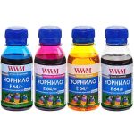 Комплект чорнил WWM для Epson L110/L210/L355 4х100г B/C/M/Y водорозчинне (E64SET4-2)