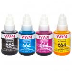 Комплект чорнил WWM 664 для Epson L110/L210/L300 4х140г B/C/M/Y (E664SET4)