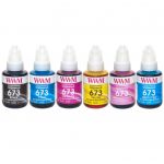 Комплект чорнил WWM для Epson L800 6х140г B/C/M/Y/LC/LM (E673SET6)