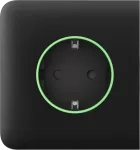 Бічна панель для вбудованої розетки Ajax SideCover (smart) Black
