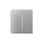 Бічна кнопка для двоклавішного вимикача Ajax SideButton (2-gang) Fog