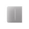 Бічна кнопка для двоклавішного вимикача Ajax SideButton (2-gang) Fog