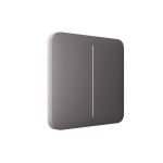 Выключатель Ajax LightSwitch 2-клавишный Grey