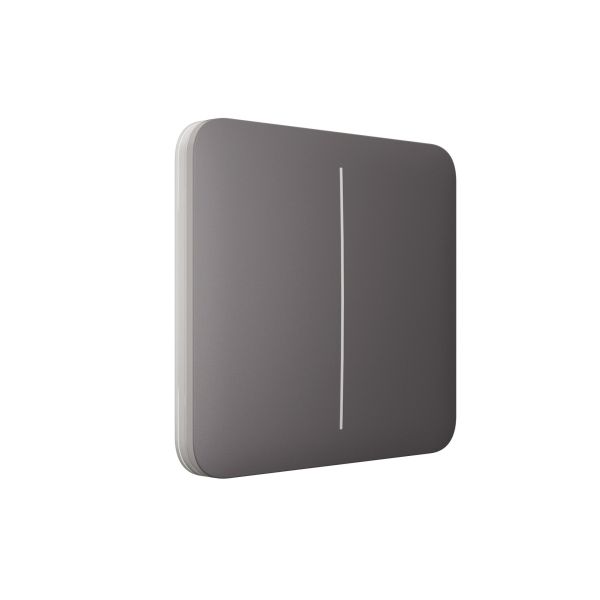 Вимикач Ajax LightSwitch 2-клавішний Grey