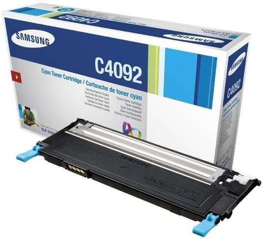 Картридж оригінальний з заправкою після 1 циклу Samsung CLP-310/315/CLT-C4092S, Cyan, 45 грам, Зроблено у Німеччині!