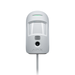 Дротовий датчик руху з фотоверифікацією Ajax MotionCam Fibra White