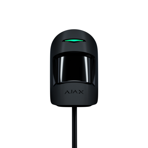 Дротовий датчик руху Ajax MotionProtect Fibra Black