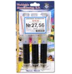 Заправний набор WWM для HP №27/56 (3 x 20мл) 3шт x 20мл Black водорозчинне (IR3.H27/B)