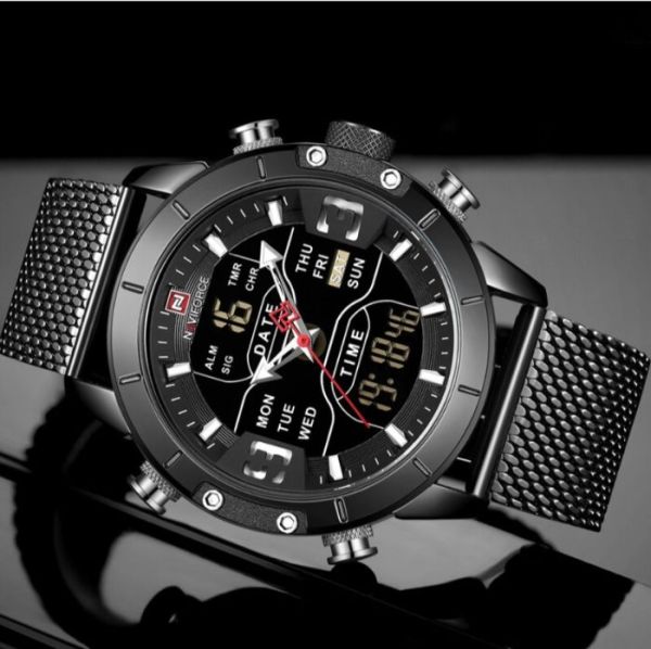 Naviforce Tesla Black NF9153