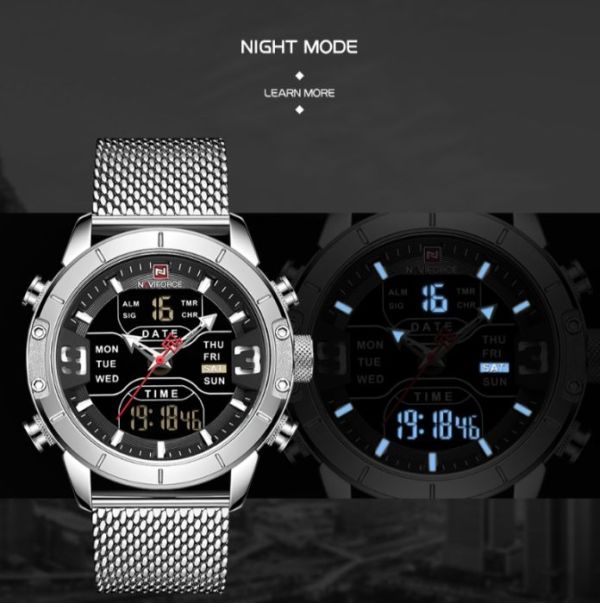 Naviforce Tesla Silver NF9153