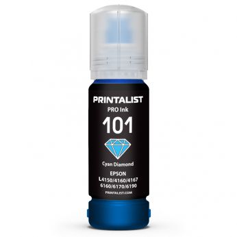 Чорнило PRINTALIST 101 для Epson L4150/4160 70г Cyan водорозчинне (PL101C)