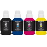 Комплект чорнил PRINTALIST GI-40 для Canon G5040/G6040 4х190г BP/C/M/Y Пігментне/Водорозчинне (PL40SET4)