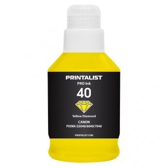 Чорнило PRINTALIST GI-40 для Canon G5040/G6040 190г Yellow водорозчинне (PL40Y)