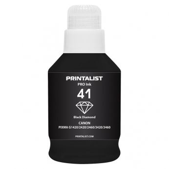 Чорнило PRINTALIST GI-41 для Canon Pixma G2420/3420 190г Black пігментне (PL41BP)