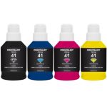 Комплект чорнил PRINTALIST GI-41 для Canon G2420/3420 4х190г BP/C/M/Y Пігментне/Водорозчинне (PL41SET4)