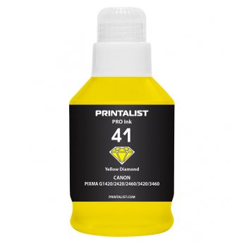 Чернило PRINTALIST GI-41 для Canon Pixma G2420/3420 190г Yellow водорастворимое (PL41Y)