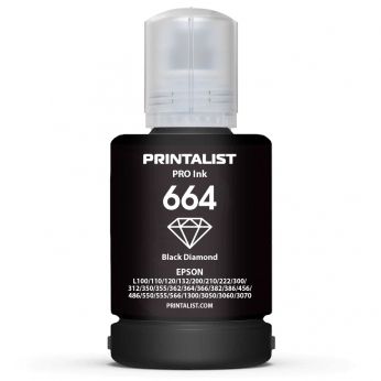 Чорнило PRINTALIST 664 для Epson L110/L210/L300 140г Black водорозчинне (PL664B)
