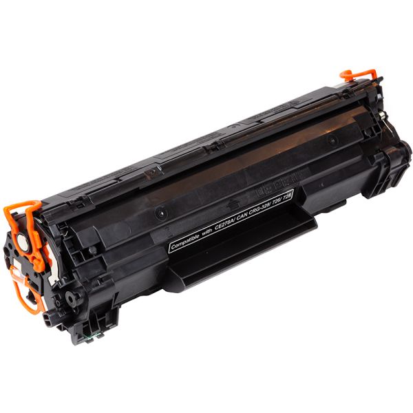 Картридж сумісний PowerPlant для HP 78A (CE278A) / Canon 728 Black