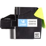 Картридж PowerPlant Lexmark CX410de CY (CX410/CX510) (з чипом) Картридж PowerPlant Lexmark CX410de CY (CX410/CX510) (з чипом)