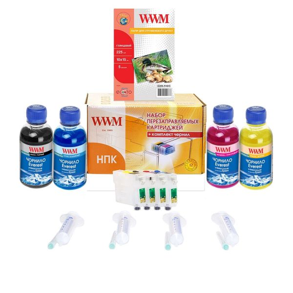 НПК WWM для Epson Stylus SX125/SX130/SX235W (RC.T128Р) з пігментним чорнилом EVEREST