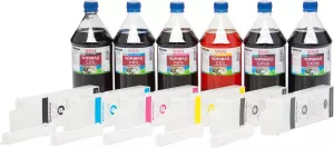 Набор перезаправляемых картриджей WWM для Canon imagePROGRAF iPF670 (RC.PFI-107ARC)