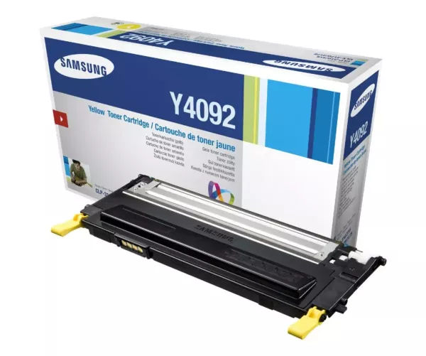 Картридж оригінальний з заправкою після 1 циклу Samsung CLP-310/315/CLT-Y4092S, Yellow, 45 грам, Зроблено у Німеччині!