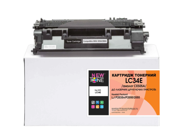 Картридж сумісний  NEWTONE для HP 05A (CE505A) / Canon 719