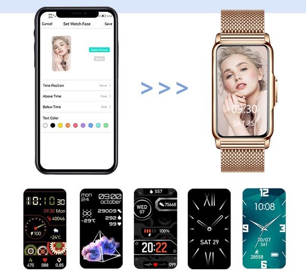 Smart Mioband Nano+ Gold, 2 ремінці