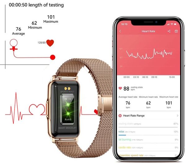Smart Mioband Nano+ Gold, 2 ремінці