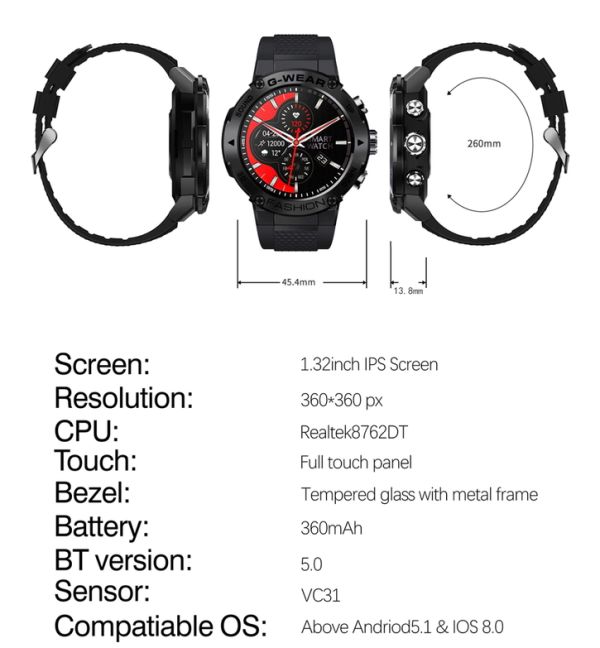 Smart Sport G-Wear Black