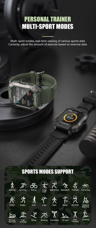 Smart UWatch Military