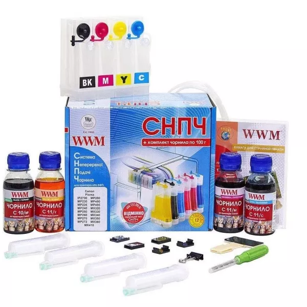 СНПЧ WWM для Canon Pixma MP230/MP250/MP280/iP2700 (IS.0119)